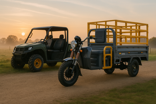3-Wheel Electric UTV vs Traditional UTV – A Smarter, Cheaper Alternative
