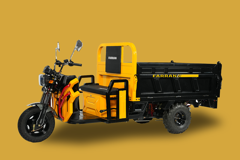 Farran Dumper | 3-Wheel Electric UTV with Hydraulic Self-Dumping Cargo Bed